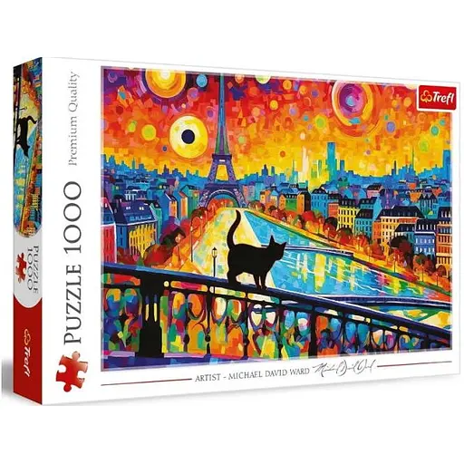 Пазл Trefl Кошка в Париже Майкл Дэвид Уорд 1000 эл. (10795)
