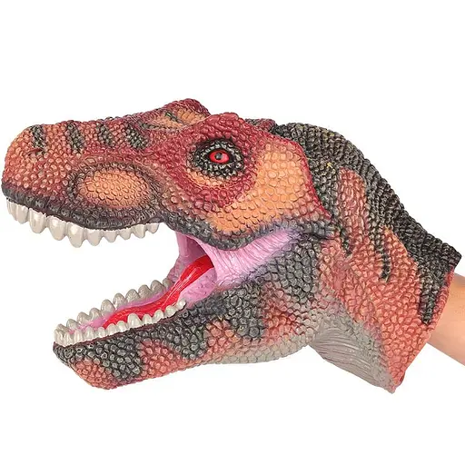 Іграшка на руку Dino Toys Тиранозавр великий коричневий (Q9899-784A) - фото 1
