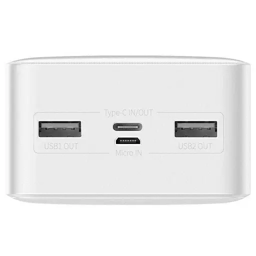 Внешний аккумулятор Baseus Bipow 15W 30000mAh White (PPDML-K02) [66063] - фото 3