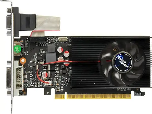 Видеокарта GeForce GT730 Golden Memory 4Gb GDDR3 128-bit VGA/DVI/HDMI 700/1333 MHz Low Profile (GT730LPD34G128bit) - фото 3