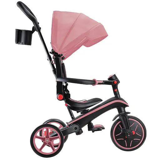 Велосипед дитячий Globber Explorer Trike Foldable 4в1 до 20 кг рожевий (732-210-2) - фото 4
