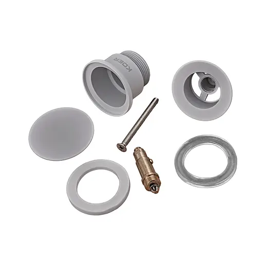 Донний клапан Koer PW-01-03 Click-Clack універсальний KR3402, Білий - фото 2