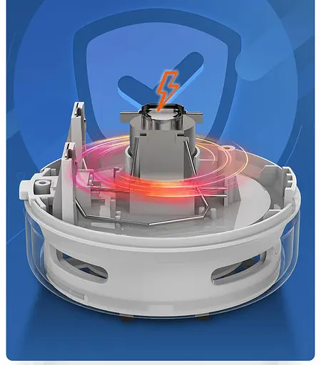 Минипылесос для уборки стола Xiaomi Deli Desktop Cleaner черный - фото 6