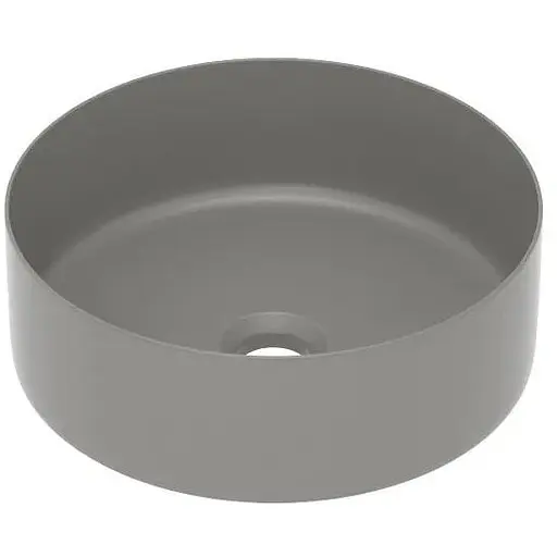 Умивальник накладний Imprese 35,8x35,8x13,7 см matt grey i11102MG, Сірий - фото 1