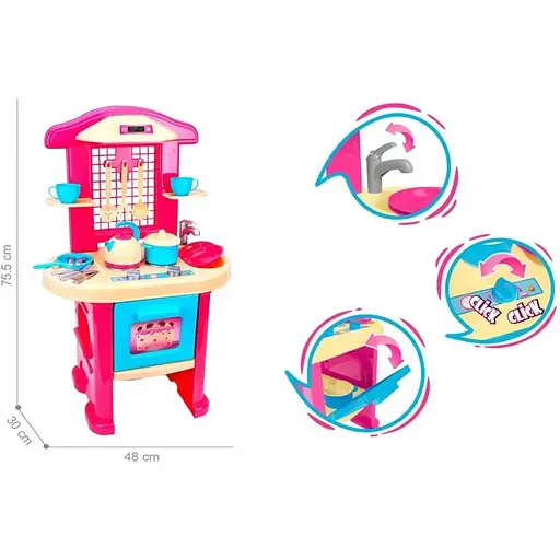 Игрушечный набор Technok Toys "Моя первая кухня ТехноК" (3039) для девочек - фото 3