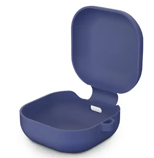 Чехол-накладка DK Silicone Candy Friendly карабин для Samsung Galaxy Buds FE (R400) (011386) (dark blue) - фото 3