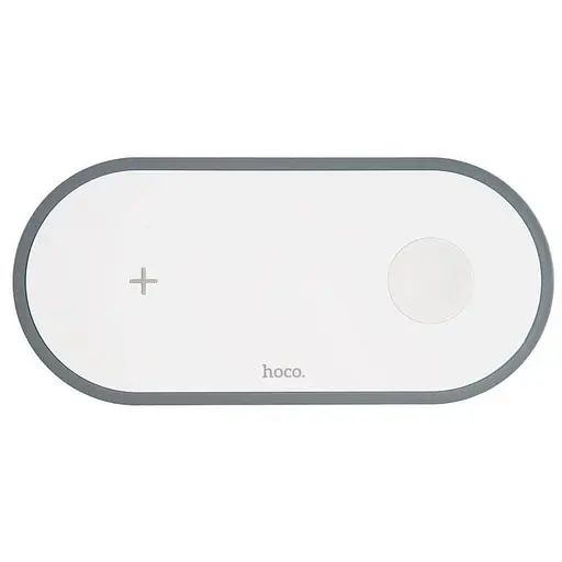Бездротовий зарядний пристрій Hoco CW20 Wisdom 2-в-1 настільна зарядна станція - фото 4