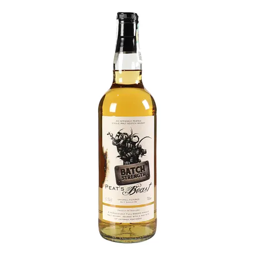 Виски Peat's Beast Cask Strength Single Malt Scotch Whisky 52.1% 0.7 л в тубусе - фото 8
