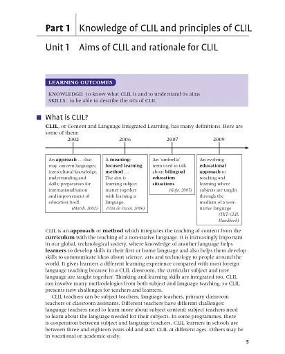 The TKT Course CLIL Module - фото 6