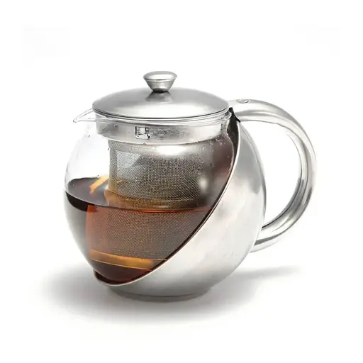 Заварочный чайник 1,1 л Edenberg FRU-369 сито и корпус из нержавейки
