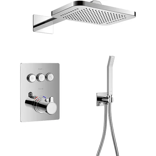Душова система Imprese Smart Click ZMK101901245, Хром - фото 1