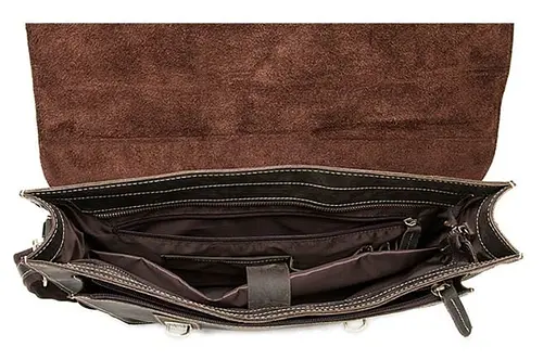 Кожаный портфель мужской Vintage 39х29х7,5 см sum0012717 - фото 5