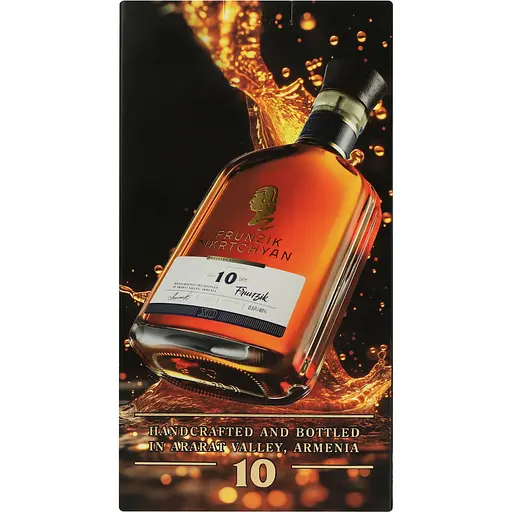 Бренді Proshyan Frunzik Mkrtchyan XO 10 років 40% 0.5 л в коробці - фото 6