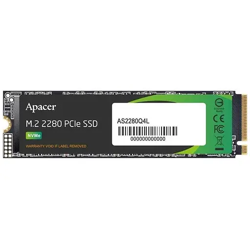 SSD накопичувач внутрішній APACER AS2280Q4L M.2 PCIe 1TB (AP1TBAS2280Q4L-1) - фото 1