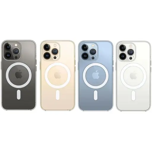 Оригинальный противоударный чехол Apple Clear Case MagSafe для iPhone 13 Pro (6.1") Прозрачный (MM2Y3ZM/A) - фото 9