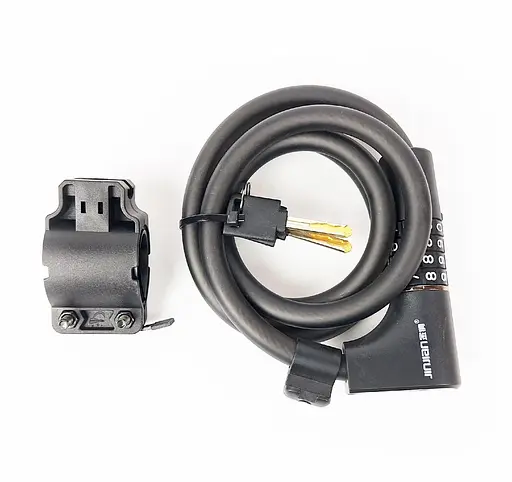 Велосипедний замок Jinjian 12 х 1200 мм кодовий та під ключ (G0001119) - фото 2