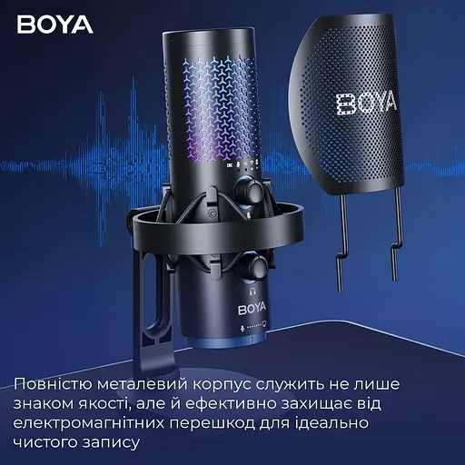 Мікрофон Boya K5-02 RGB Black K5-02) - фото 10