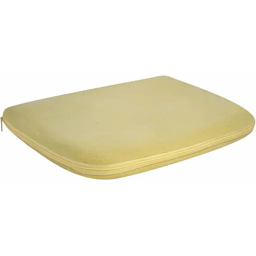 Плед-подушка Bergamo Mild флисовая 180х150 см песочно-бежевая (202312pl-17) - фото 1