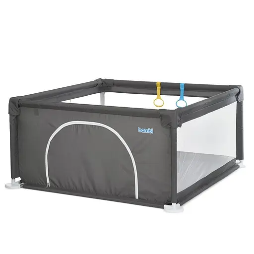 Детский манеж Bambi MR 1339-G Oxford 150D черный