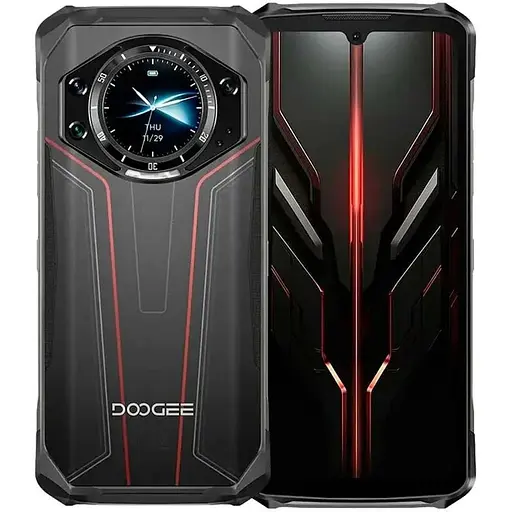 Смартфон Doogee S119 8/512Gb Night Vision чорно-червоний - фото 1