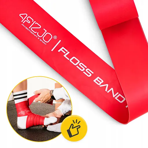 Стрічка компресійна для флосингу 4Fizjo Floss Band 207 x 5 x 0.15 см Red (P-5905973405249) - фото 4