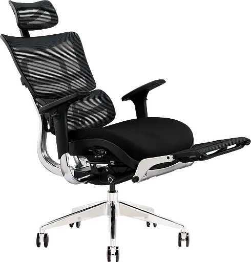 Офисное кресло GT Racer черное (X-802L Black (W-21 B-41)) - фото 5