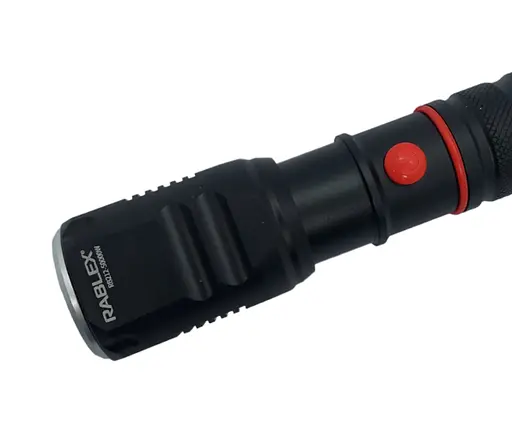 Ручной фонарь RB-212 алюминиевый сплав со зумом 3 режима аккумулятор 18650 и батарейки 3 ААА - фото 3