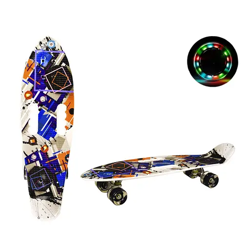 Пенни борд Bambi SC20444 колеса PU свет, 68х20 см - фото 2