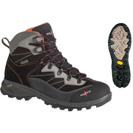 Туристические ботинки Kayland Taiga GTX 44 Черный/Оранжевый (KAY-01801-1135-44) - фото 2