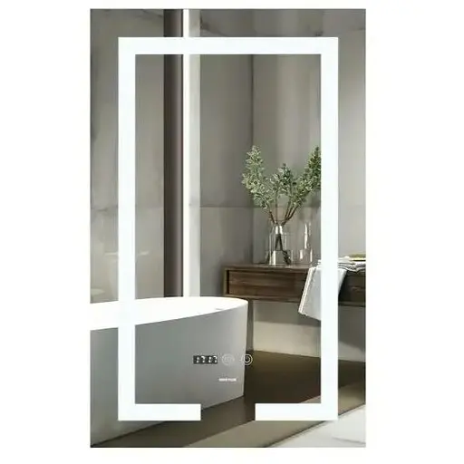 Зеркало Mixxus Hard MR06-50x80 (часы, LED-подсветка, антизапотевание) (MI6011) - фото 1