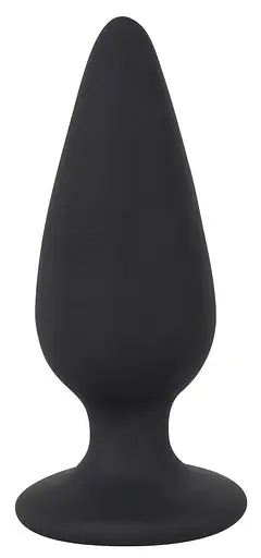 Анальна пробка Orion Black Velvets Heavy Plug Medium 8.9 см (чорний) - фото 4