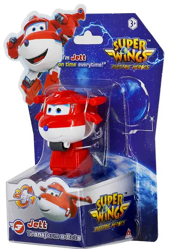 Ігрова фігурка-трансформер Super Wings Transform-a-Bots Джетт (Jett) 5 см (EU780010) - фото 8