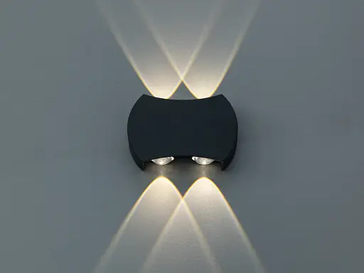 Світильник фасадний LED чорний 1 Вт 1 променя - фото 1