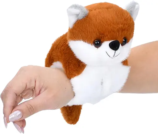 Браслет, 22 см, тварина 16 см, плюш (В асортименті)