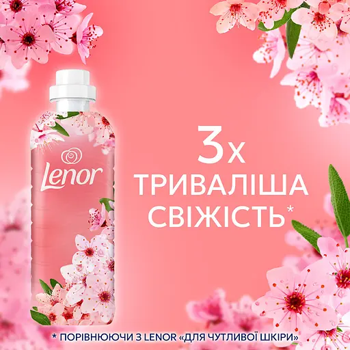 Кондиціонер для білизни Lenor Вишневий цвіт та шавлія 47 циклів 987 мл   - фото 3