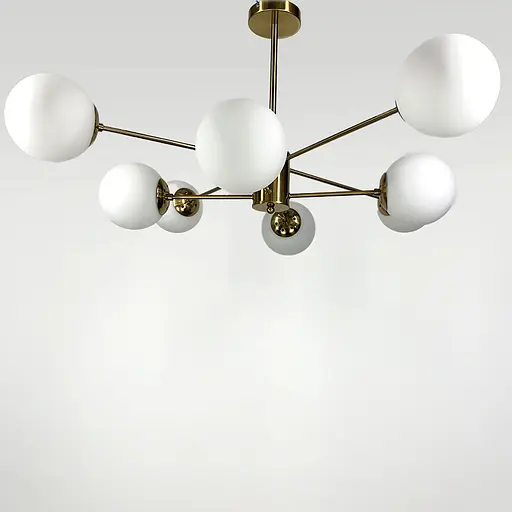 Стельова люстра Right Selection на 8 плафонів Line.F CD 111/8 AB - фото 3