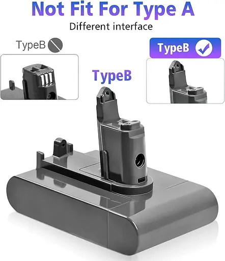 Аккумулятор DSANKE 4000 мА·ч типа B для Dyson DC34 Сменный аккумулятор Аккумулятор 22,2 В DC31 DC35 DC45 917083 - фото 5