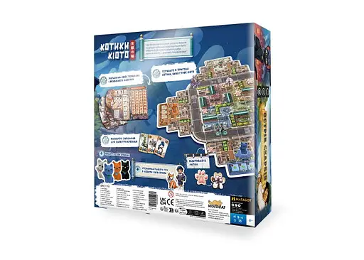 Настольная игра Woodcat Котики Киото (Kyoto no Neko) (укр.) (W0047) - фото 2