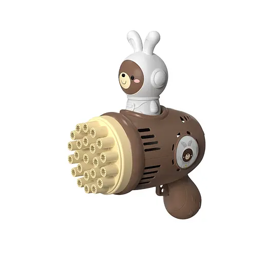 Пистолет с мыльными пузырями, со световыми эффектами, механический, с мыльным раствором (в ассортименте) 777-15