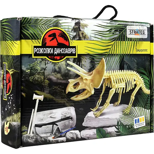 Набор для творчества Strateg Раскопки динозавров. Трицератопс (30833) - фото 1