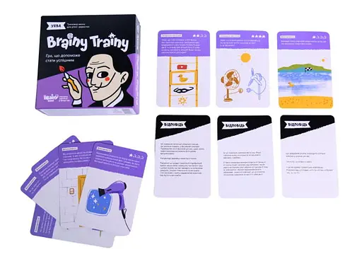 Настільна гра Brainy Trainy Brainy Trainy Уява (укр.) (УКР060) - фото 6