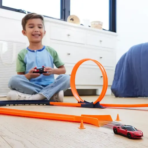 Машинка на радіокеруванні Hot Wheels Ferrari SF90 Stradale Assetto Fiorano 1:64 (JGD09) - фото 8