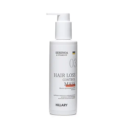 Маска против выпадения волос Serenoa & РР Hair Loss Control Hillary 200 мл - фото 2