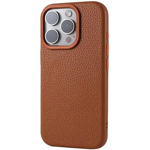 Чохол Epik Syndee with MagSafe для Apple iPhone 15 Pro Max (6.7) Golden Brown - фото 1