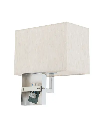 Бра, настінний світильник Nowodvorski 11780 Hotel Mood E27 1x10W IP20 світло-бежевий - фото 3