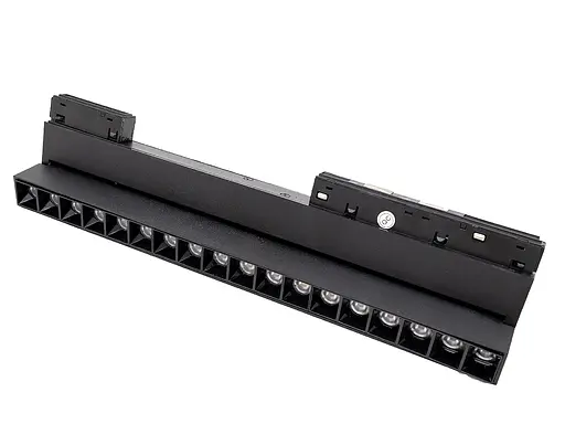 Магнитный трековый поворотный светильник KW-293/18W NW DC48V BK Brille 48-182 - фото 3