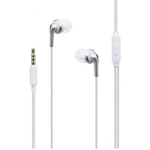 Проводные наушники Hoco M71 Inspiring with mic Hi-Fi, 3.5mm, 1.2m, white