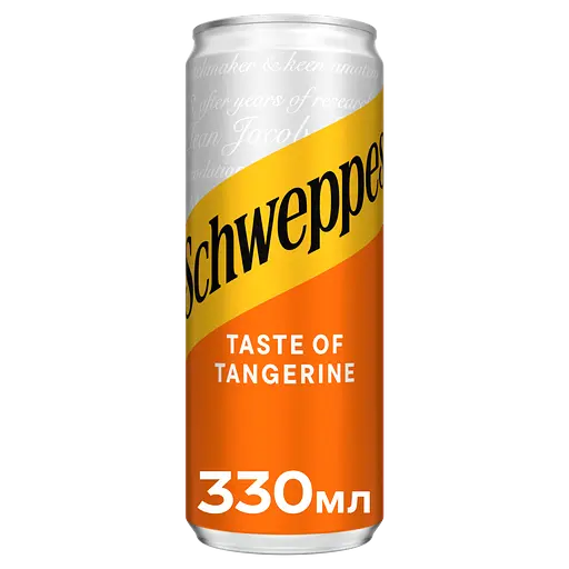 Напиток сокосодержащий Schweppes Tangerine сильногазированный ж/б 330 мл (924934) - фото 2