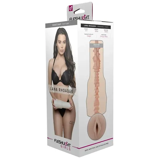 Мастурбатор Fleshlight Girls Lana Rhoades - Destiny, зі зліпком вагіни, дуже ніжний