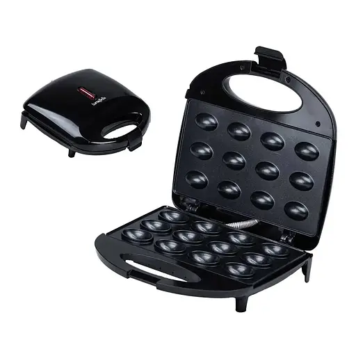 Електрична горішниця Luma Bella LB-58006 на 12 горішків з антипригарним покриттям 800Вт Чорний - фото 2